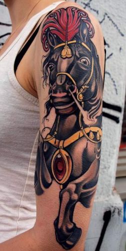 Circus-horse