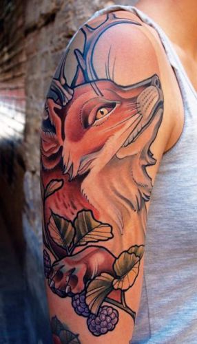 Fox-with-antlers