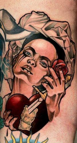 Koenigin-Tattoo