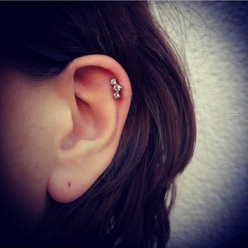 glitzer swarovski helix piercing