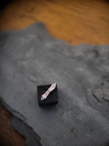 Ein Stück, das wegen seiner exquisiten Schönheit vergöttert wird! Zierlich und schick, bietet der Idolized Aufsatz ein zeitloses Design für jedes Piercing.