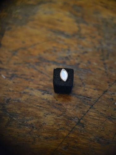 Wunderschöner 14k Echtgold Aufsatz mit Zirkonia.